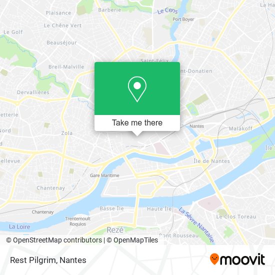Rest Pilgrim map