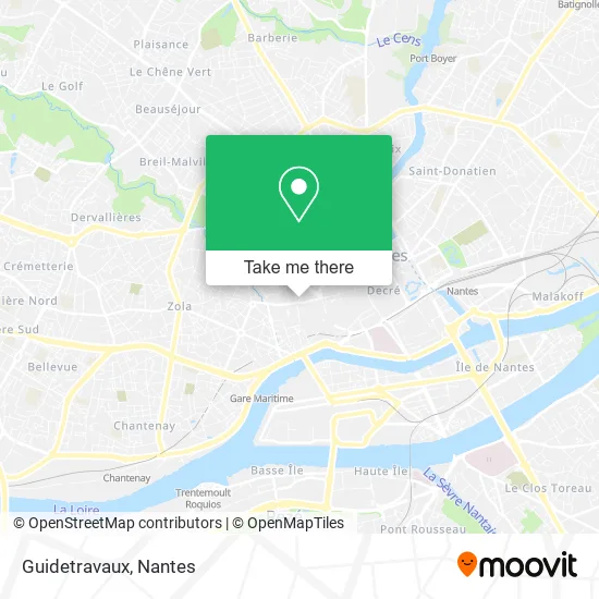 Guidetravaux map