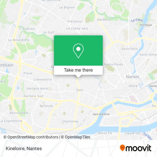 Kinéloire map