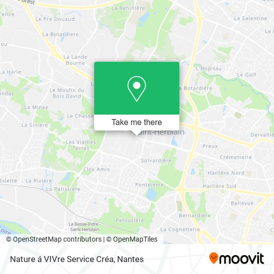 Nature á VIVre Service Créa map