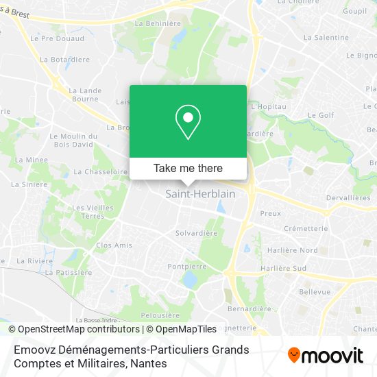 Emoovz Déménagements-Particuliers Grands Comptes et Militaires map