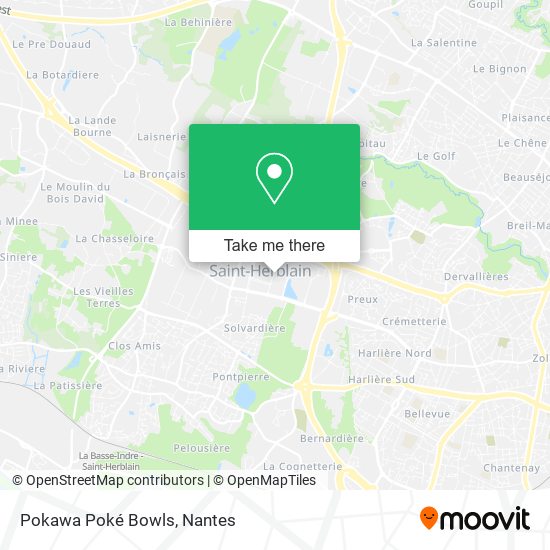 Pokawa Poké Bowls map