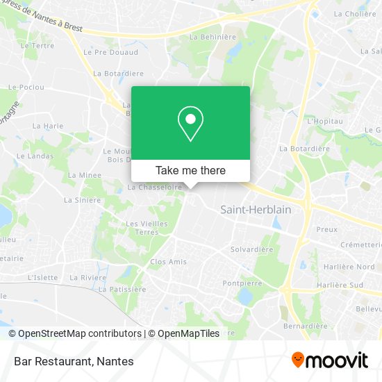 Bar Restaurant map