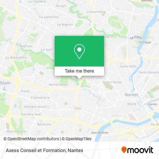 Axess Conseil et Formation map