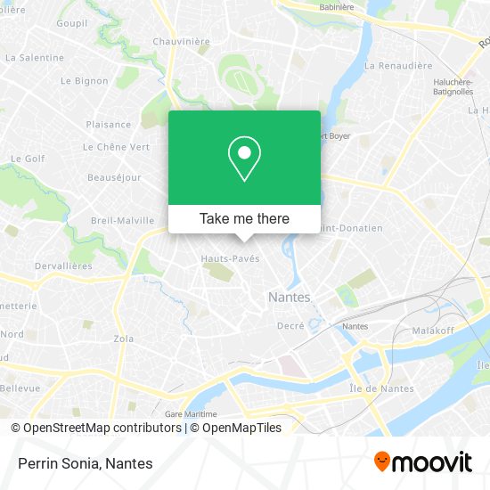 Perrin Sonia map