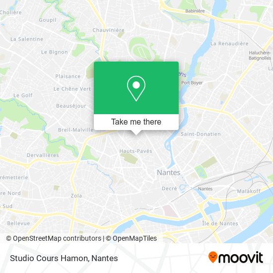 Studio Cours Hamon map