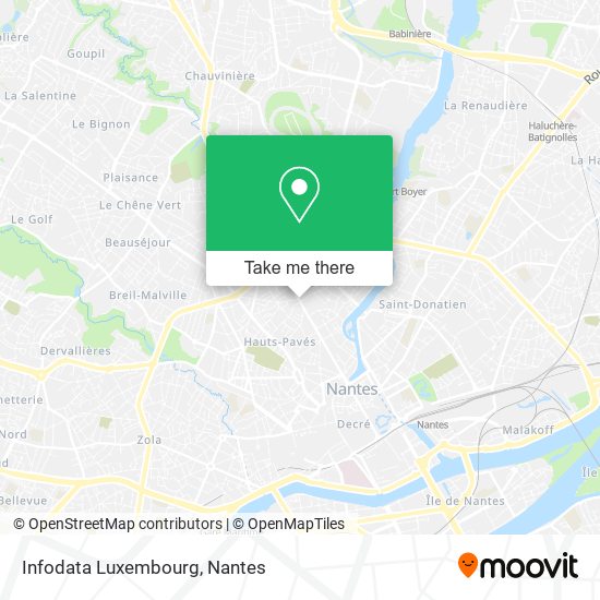 Infodata Luxembourg map