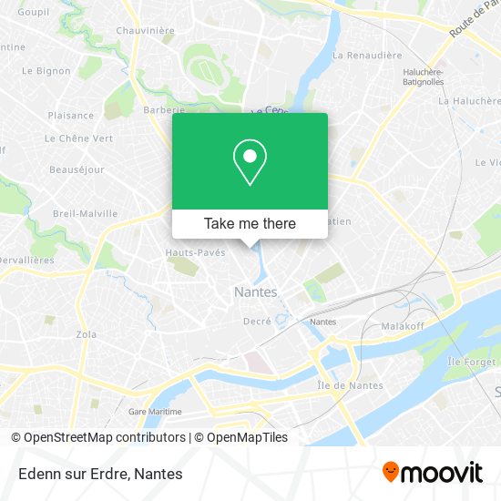 Edenn sur Erdre map