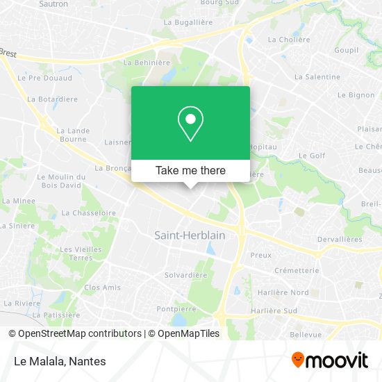 Le Malala map