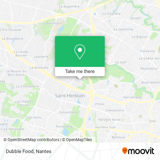 Dubble Food map