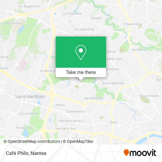 Café Philo map