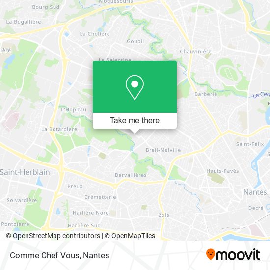 Comme Chef Vous map