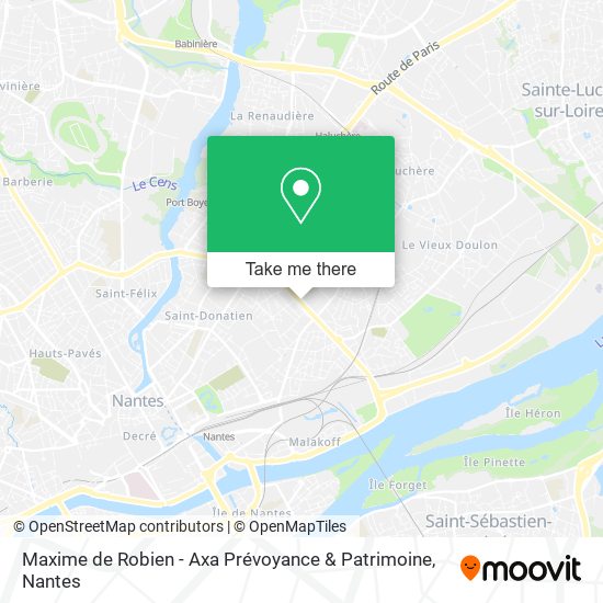 Maxime de Robien - Axa Prévoyance & Patrimoine map