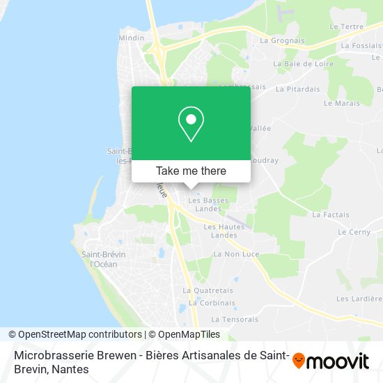 Microbrasserie Brewen - Bières Artisanales de Saint-Brevin map