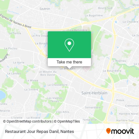 Restaurant Jour Repas Danil map