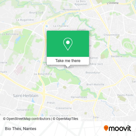 Bio Thés map