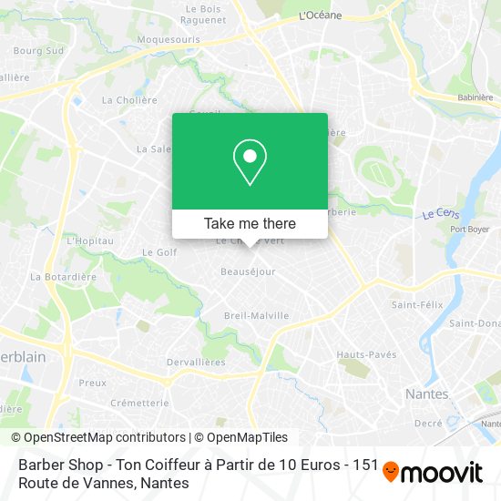 Barber Shop - Ton Coiffeur à Partir de 10 Euros - 151 Route de Vannes map