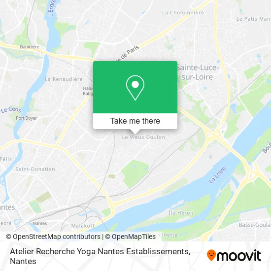 Atelier Recherche Yoga Nantes Establissements map