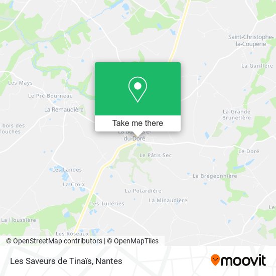 Les Saveurs de Tinaïs map