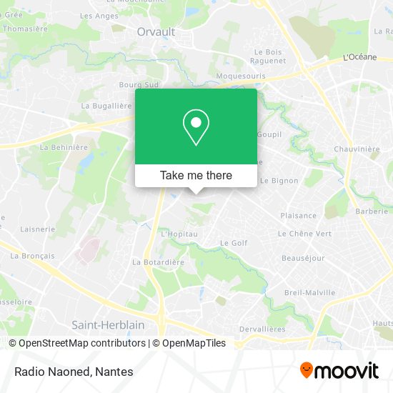 Radio Naoned map