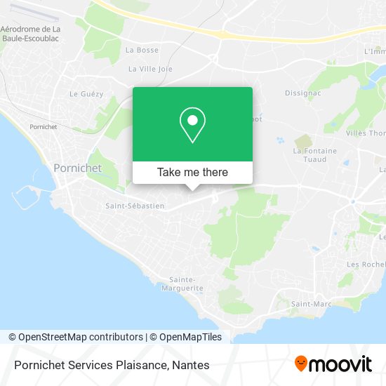 Pornichet Services Plaisance map