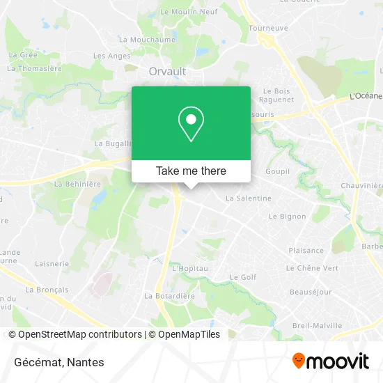 Gécémat map