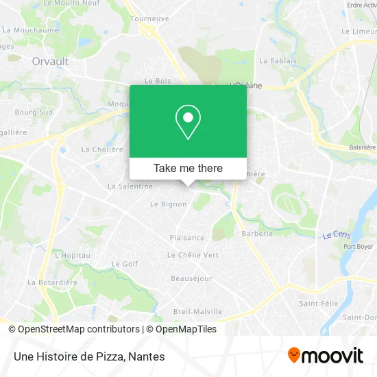 Une Histoire de Pizza map