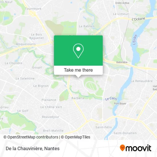 De la Chauvinière map