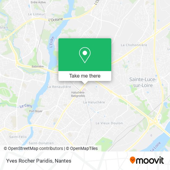 Yves Rocher Paridis map