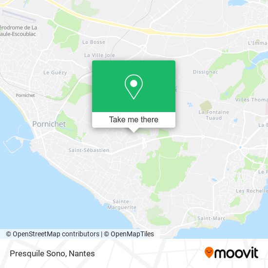 Presquile Sono map