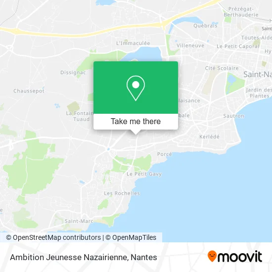 Ambition Jeunesse Nazairienne map