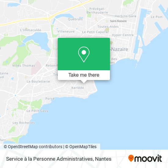 Service à la Personne Administratives map