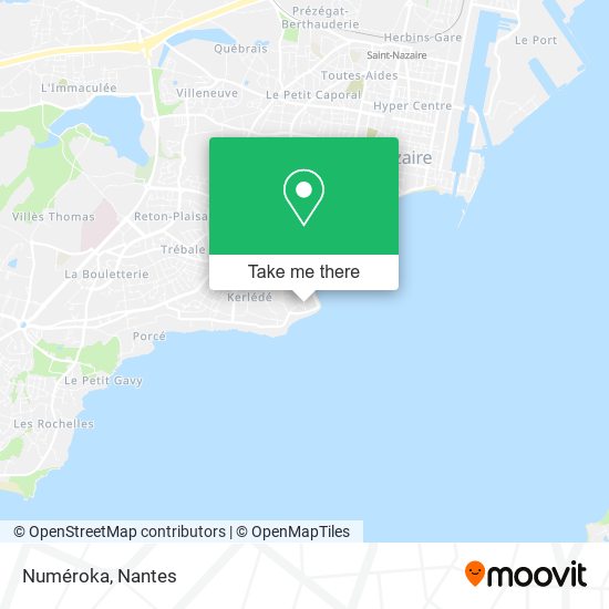 Numéroka map