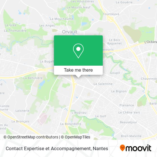 Contact Expertise et Accompagnement map