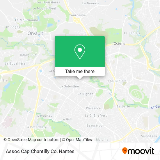 Assoc Cap Chantilly Co map