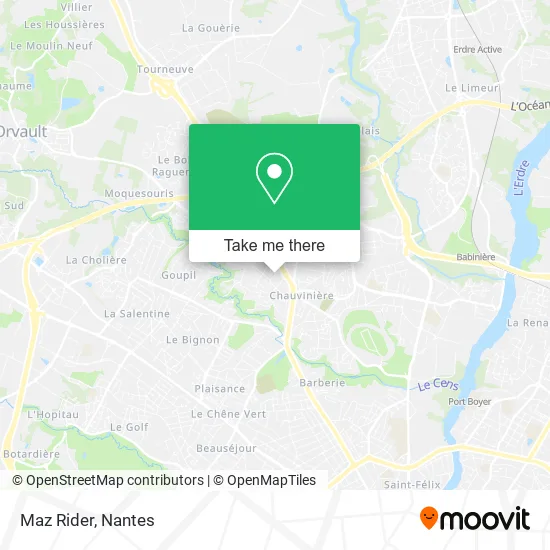 Mapa Maz Rider