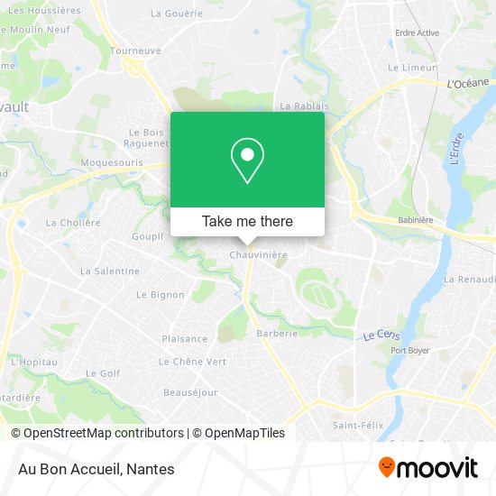 Au Bon Accueil map