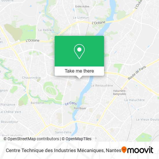 Centre Technique des Industries Mécaniques map