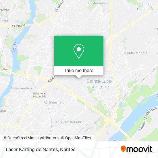 Laser Karting de Nantes map