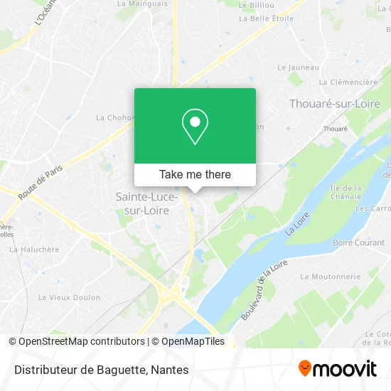 Distributeur de Baguette map