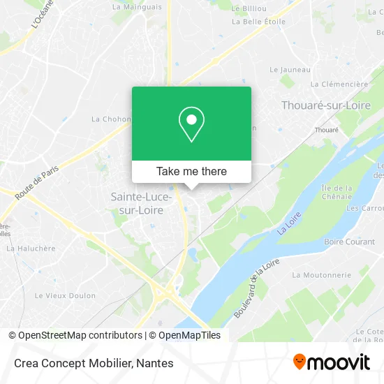 Crea Concept Mobilier map