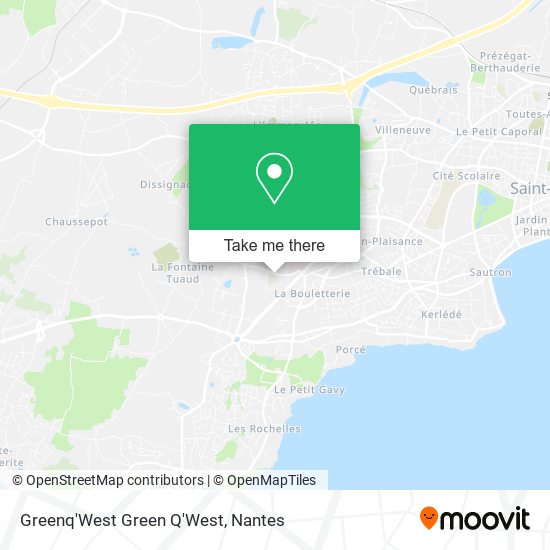 Greenq'West Green Q'West map