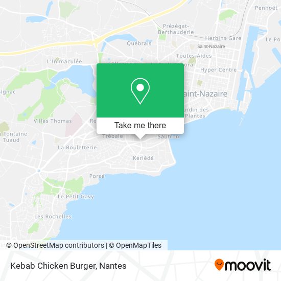 Mapa Kebab Chicken Burger