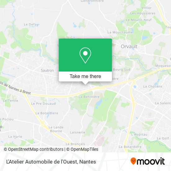 L'Atelier Automobile de l'Ouest map