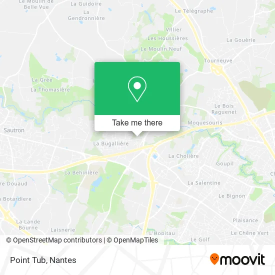 Point Tub map
