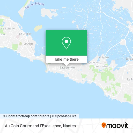 Au Coin Gourmand l'Excellence map