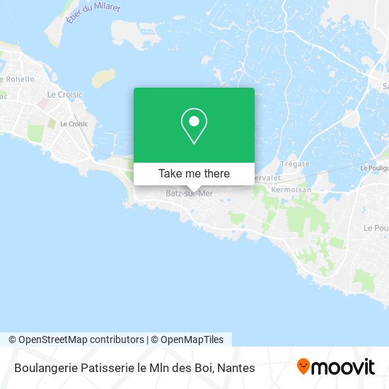 Boulangerie Patisserie le Mln des Boi map