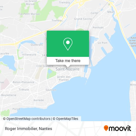 Roger Immobilier map