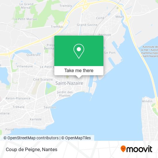 Coup de Peigne map