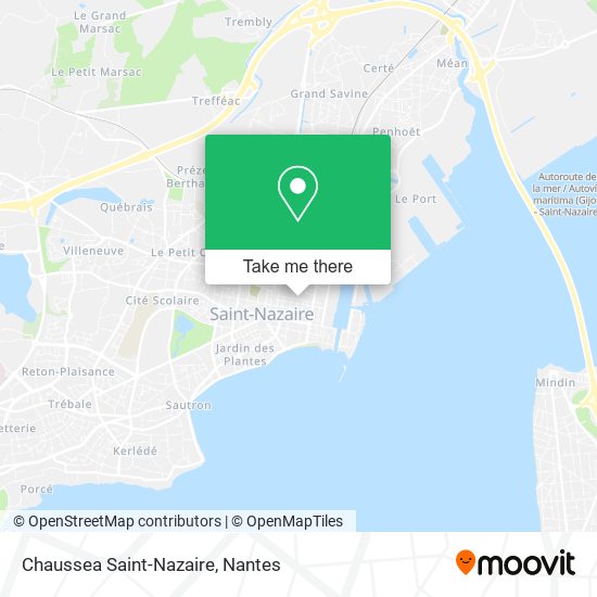 Chaussea Saint-Nazaire map